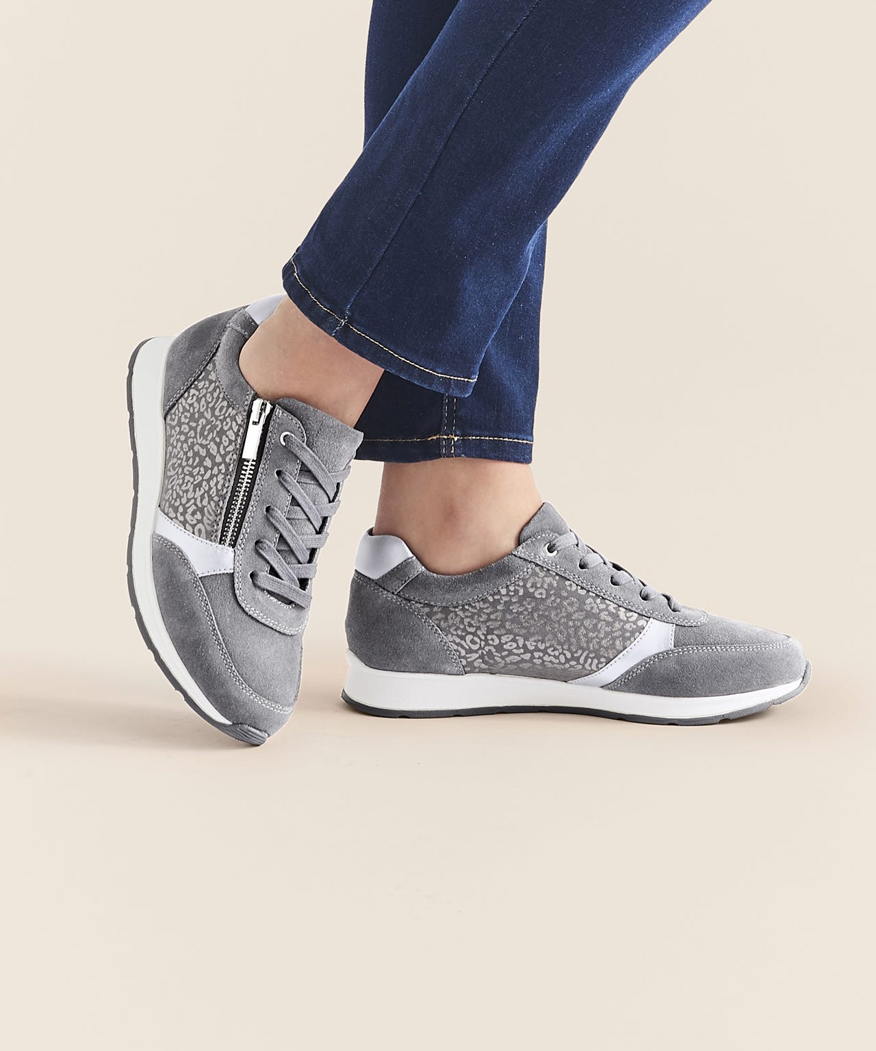 Damart Amortyl Animal Print Trainers
