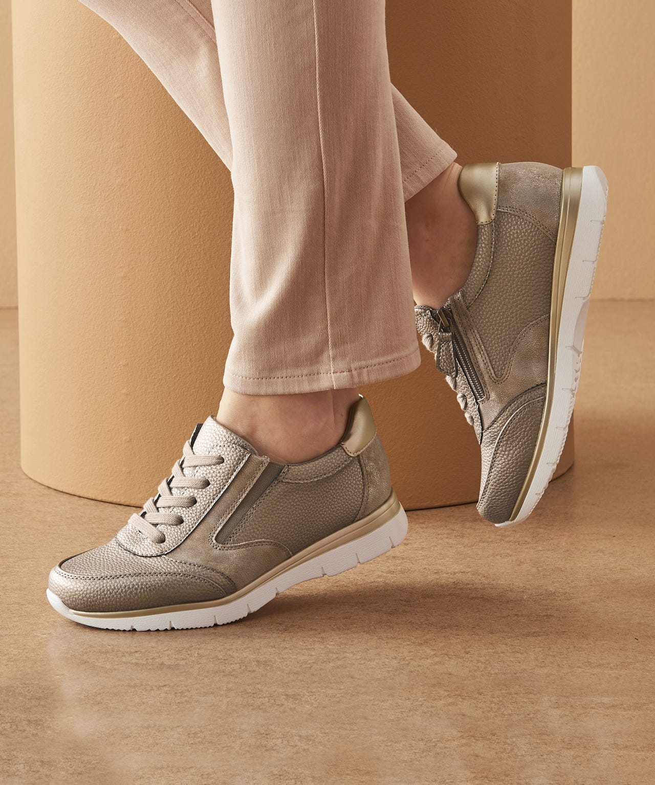 Damart Amortyl Zip and Lace Up Trainers